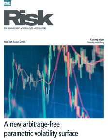 Risk Magazine Cutting Edge Article | A new arbitrage-free parametric volatility surface