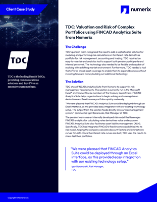 TDC Case Study